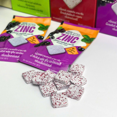 Kẹo Ngậm Mybacin Zinc Plus - Gói 9,4g (10 Viên) - Hàng Nhập Khẩu Thái Lan