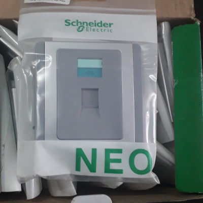 Ổ điện thoại/internet E3031RJK GS  Bạc Schneider | Chính hãng |