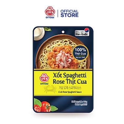 Xốt spaghetti rose thịt cua Ottogi 110g