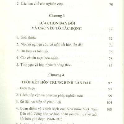 HÔN NHÂN VÀ GIA ĐÌNH Nông Thôn Đồng Bằng Bắc Bộ Giai Đoạn 1960 - 1975 (Sách chuyên khảo)