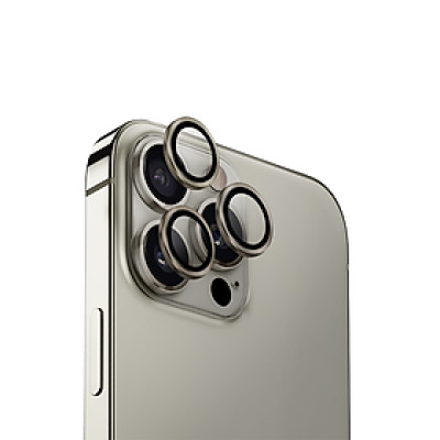 Kính Cường Lực Bảo Vệ Camera Lens Cho iPhone 16 Promax/ iPhone 16 Pro , UNIQ OPTIX Aluminium_ Hàng chính hãng