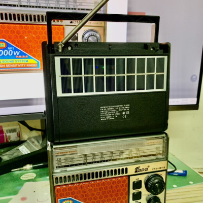 ĐÀI RADIO Pepe-310BTS Nhật bản  Năng Lượng Mặt Trời Mẫu Mới Nhất-Hàng Chính Hãng