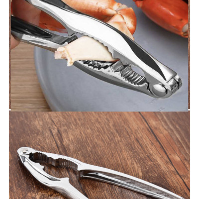 Dụng cụ kẹp càng cua ,ghẹ và tách các loại vỏ hạt cứng bằng inox  không gỉ nhỏ gọn tiện lợi dễ sử dụng 