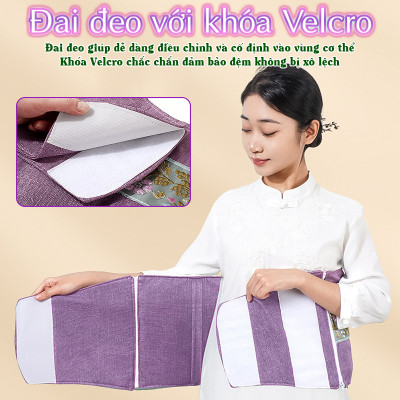 Đệm nhiệt nóng sưởi ấm toàn thân Nikio NK-202 - Dòng cao cấp có khóa dán