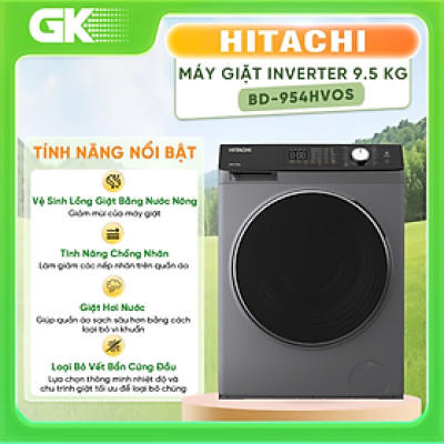 MÁY GIẶT CỬA TRƯỚC HITACHI BD-954HVOS - HÀNG CHÍNH HÃNG