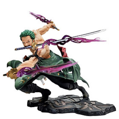 Mô hình One Piece : Mô hình Zoro 3000 thế giới có 2 đầu 3 vòng hắc kiếm