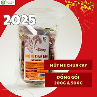 Mứt Me sấy Chua Cay Nguyên Trái Truyền Thống Thơm Ngon Thành Long 500g