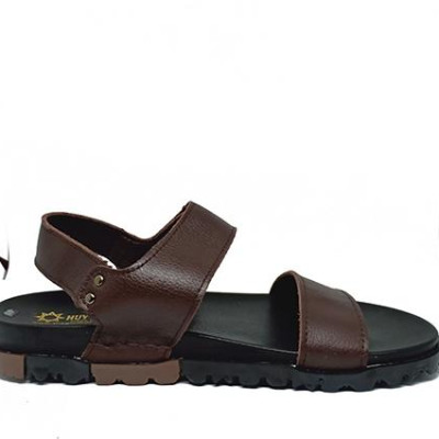 Dép quai hậu nam Huy Hoàng màu nâu HT7792