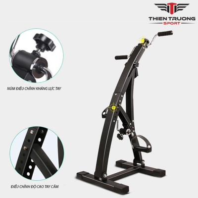 Xe đạp tập tại chỗ Dual Bike, xe đạp phục hồi chức năng tay chân nhỏ gọn, giá rẻ