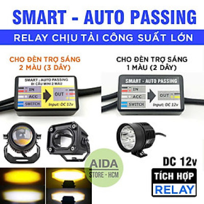 Tặng Công Tắc – Mạch Auto Pasing 10 Chế Độ Thông Minh Cho Các Loại Đèn Trợ Sáng!