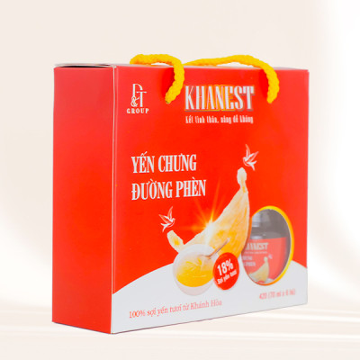 Yến Chưng Đường Phèn KHANEST - Lốc 6 hũ - Bồi Bổ Sức Khỏe