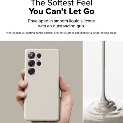 Ốp lưng dành cho Samsung Galaxy S25 Ultra RINGKE Silicone Magnetic - Hàng Chính Hãng