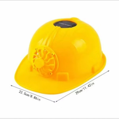 MŨ BẢO HỘ LAO ĐỘNG ĐỘI ĐẦU CÓ QUẠT GIÓ LÀM MÁT TRỰC TIẾP NĂNG LƯỢNG MẶT TRỜI AN TOÀN CHO MỌI NGƯỜI 