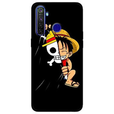 Ốp lưng dành cho Realme 6i mẫu Mũ Rơm Nền Đen