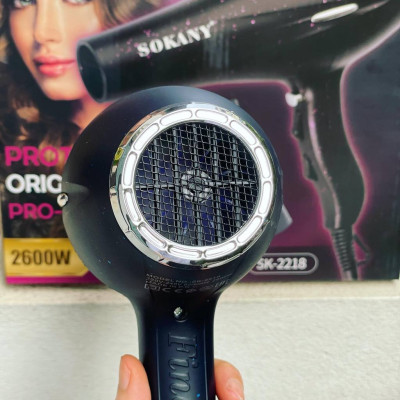 Máy sấy tóc SOKANY công suất lớn 2600W dùng cực khỏe như salon, có nhiều chiều sấy để lựa chọn - XANH TÍM 2218 - HÀNG CHÍNH HÃNG - DELIYA