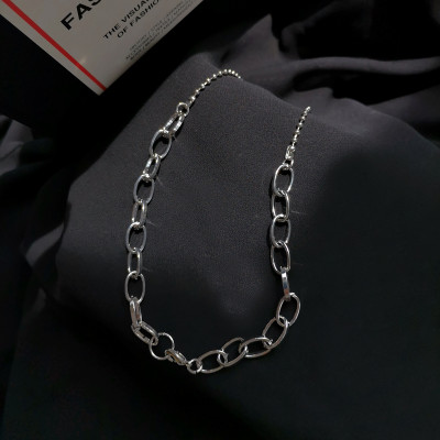 Dây chuyền xu hướng hip hop cá tính Âu Mỹ chuỗi xương đòn sáng tạo