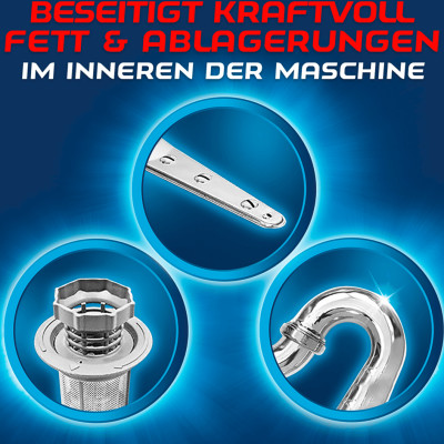 Viên vệ sinh máy rửa bát Finish - vỉ 3 viên