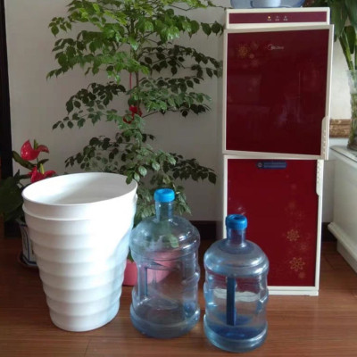 Chậu trồng cây vòng tròn bằng nhựa ABS bóng cao cấp  KT ( M32XC35CM )