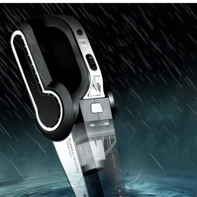 Máy Hút Bụi Đa Chức Năng 4 Trong 1 Cho Xe Hơi LY-8801 120W 12V Có Đồng Hồ Đo Áp Suất Cực Mạnh