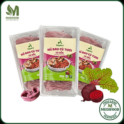 Mì Củ Dền Hapimi 180g - Thực Phẩm Bổ Sung Dinh Dưỡng Cho Cả Gia Đình, Ăn Chay, Healthy, Eatclean