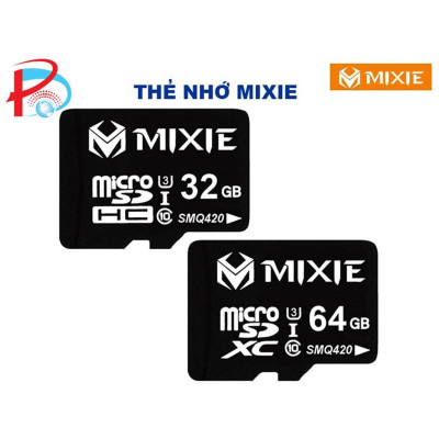 Thẻ Nhớ Micro SD Mixie 64GB-32G 95MB/S Class 10, Thẻ nhớ camera, Thẻ nhớ điện thoại - hàng chính hãng