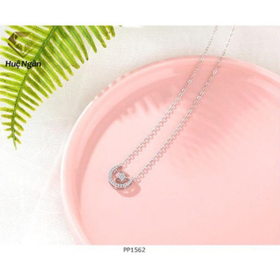Dây chuyền bạc 925 Huệ Ngân - Trăng sao Star and Moon PP1562