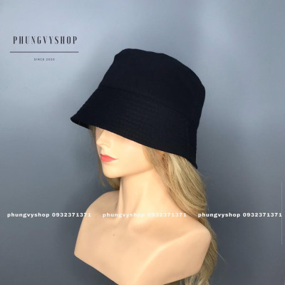  Nón bamboo bucket trơn form cụp