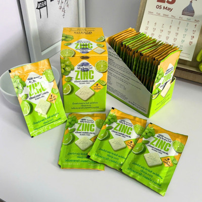 Kẹo Ngậm Mybacin Zinc Plus - Gói 9,4g (10 Viên) - Hàng Nhập Khẩu Thái Lan