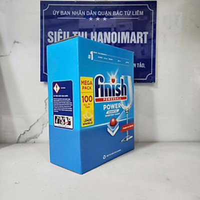 Viên rửa bát tổng hợp FINISH 100 viên hương chanh