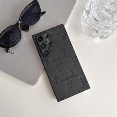 Ốp Lưng Cho Samsung S24 Ultra / S24 Plus / S23 Ultra / S22 Ultra TPU Lưng Da Lộn In Lazer Chrome