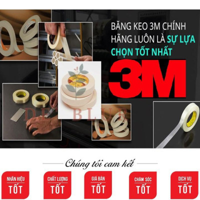 Băng Keo Giấy Siêu Dính Masking Tape 3M 320 - 48mm x 30 yards