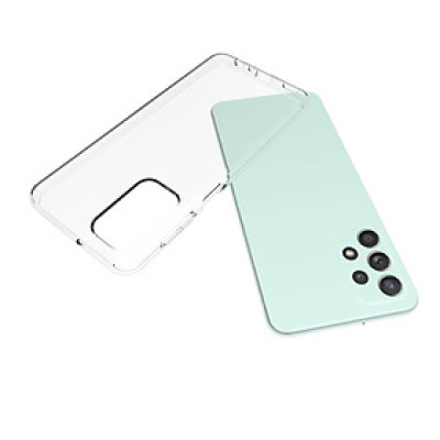 Ốp lưng dẻo silicon cho Samsung Galaxy A23 hiệu Ultra Thin (siêu mỏng 0.6mm, chống trầy, chống bụi) - Hàng nhập khẩu