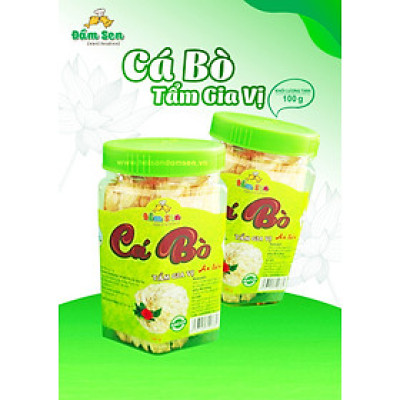 Đặc Sản Bình Thuận  - Cá Bò Tẩm Gia Vị Nướng Cán Đầm Sen - 50G