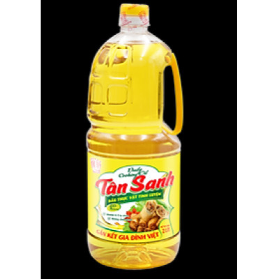 Dầu ăn Tân Sanh Chiên Giòn Thượng Hạng Chai 2 Lít