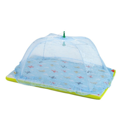 Đồ Dùng Phòng Ngủ -  Màn Mùng Chụp Rút Dây - Mùng Chụp Em Bé Voan In Bông Đẹp , Gấp gọn