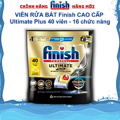 Viên rửa bát Finish Quantum Ultimate 60 viên loại cao cấp nhất nhập khẩu Chính Hãng