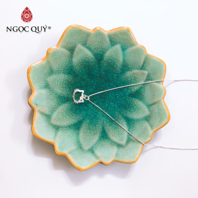 Dây chuyền bạc mặt mèo hellokitty - Ngọc Quý Gemstones