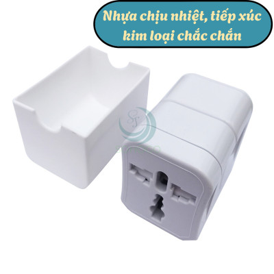 Bộ Chuyển Đổi Ổ Cắm Du Lịch- Adapter Du Lịch Quốc Tế 3 Chân – Ổ Cắm Chuyển Đổi Chuẩn Quốc Tế Mini- Ổ Cắm Đa Chuẩn Du Lịch – Gọn Nhẹ Tiện Lợi- Bộ Chuyển Phích Cắm Đa Năng Du Lịch Toàn Cầu