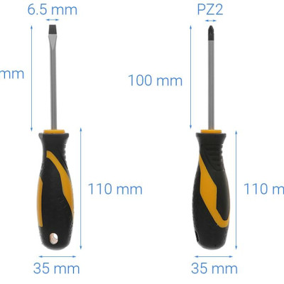 BỘ 4 CÂY TUA VÍT TOLSEN 20180 - HÀNG CHÍNH HÃNG