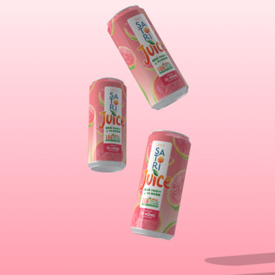 Combo 2 Pack 2 vị nước ép trái cây Satori Juice ổi + mãng cầu 250ml