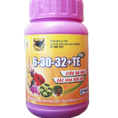 Combo 2 hộp Phân đầu trâu MK 901 và MK 007 6-30-32+TE giúp KÍCH NỤ - NHIỀU HOA -  HOA ĐẸP - LÂU TÀN RỰC RỠ