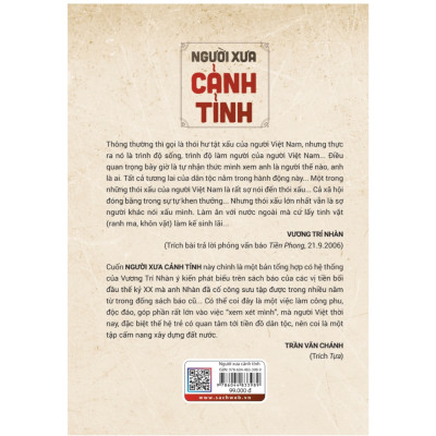 Người Xưa Cảnh Tỉnh (Tái Bản 2024)