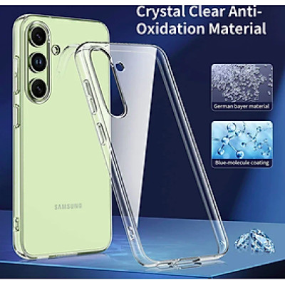Ốp lưng dẻo silicon cho Samsung Galaxy A05, A05s, A15, A25 hiệu Ultra Thin (siêu mỏng 0.6mm, chống trầy, chống bụi) - Hàng nhập khẩu