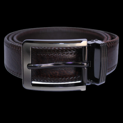 HC4459-63-67-71 - Thắt lưng nam da đà điểu Huy Hoàng đan viền 4P đầu kim màu đen, nâu đất, vàng bò, nâu đỏ