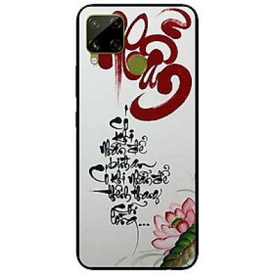 Ốp lưng dành cho Realme C15 mẫu Thư Pháp NHẪN