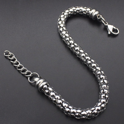 Lắc tay nam Hàn Quốc LT143 - Màu bạc