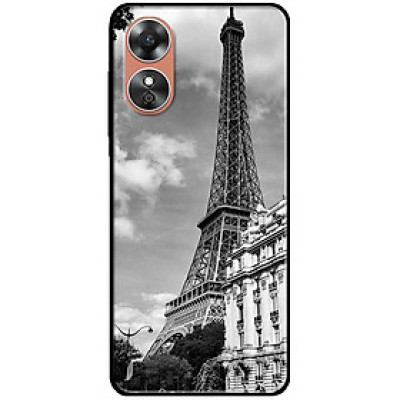 Ốp lưng cho Oppo A15 - A15s - A35 4G - A17 - A17K - A57 4G - A94 5G - A95 5G - Tháp Paris Xưa - Hàng Chính Hãng