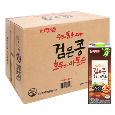 Thùng 12 Hộp Sữa Đậu Đen, Óc Chó, Hạnh Nhân Sahmyook Foods (950ml/Hộp)