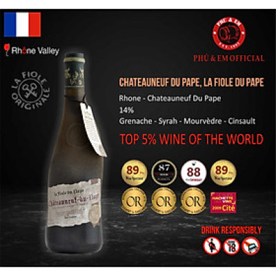 Rượu Vang Đỏ Pháp Chateauneuf du Pape La Fiole du Pape 750ml