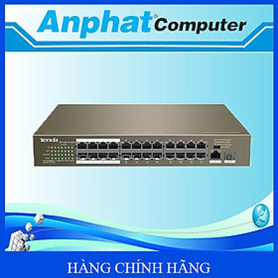 Switch Tenda TEF1126P với 24 Port-PoE - Hàng Chính Hãng 